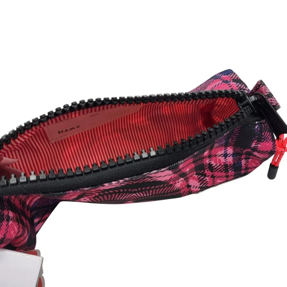 Herschel Kids Pencil Case Pink Plaid With Zippered Compartment & Handle
